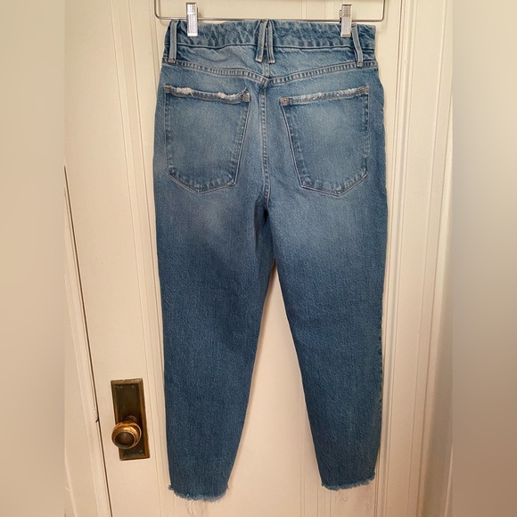 Good American Good Waist- Distressed Skinny Jean - Picture 4 of 5